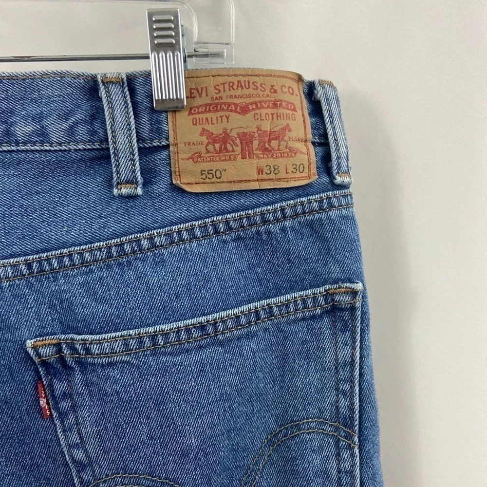 Levi’s Mens 55038x30 Relaxed Fit  Blue Jeans - Picture 6 of 10
